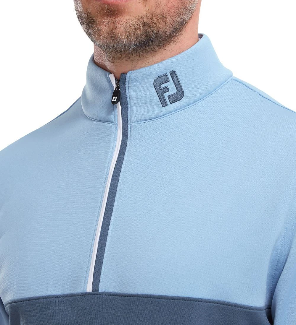 FootJoy Men's Colour Block Chill-Out Golf Midlayer - Image 19