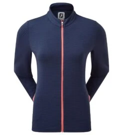 FootJoy Ladies Jersey Tonal Stripe Golf Midlayer