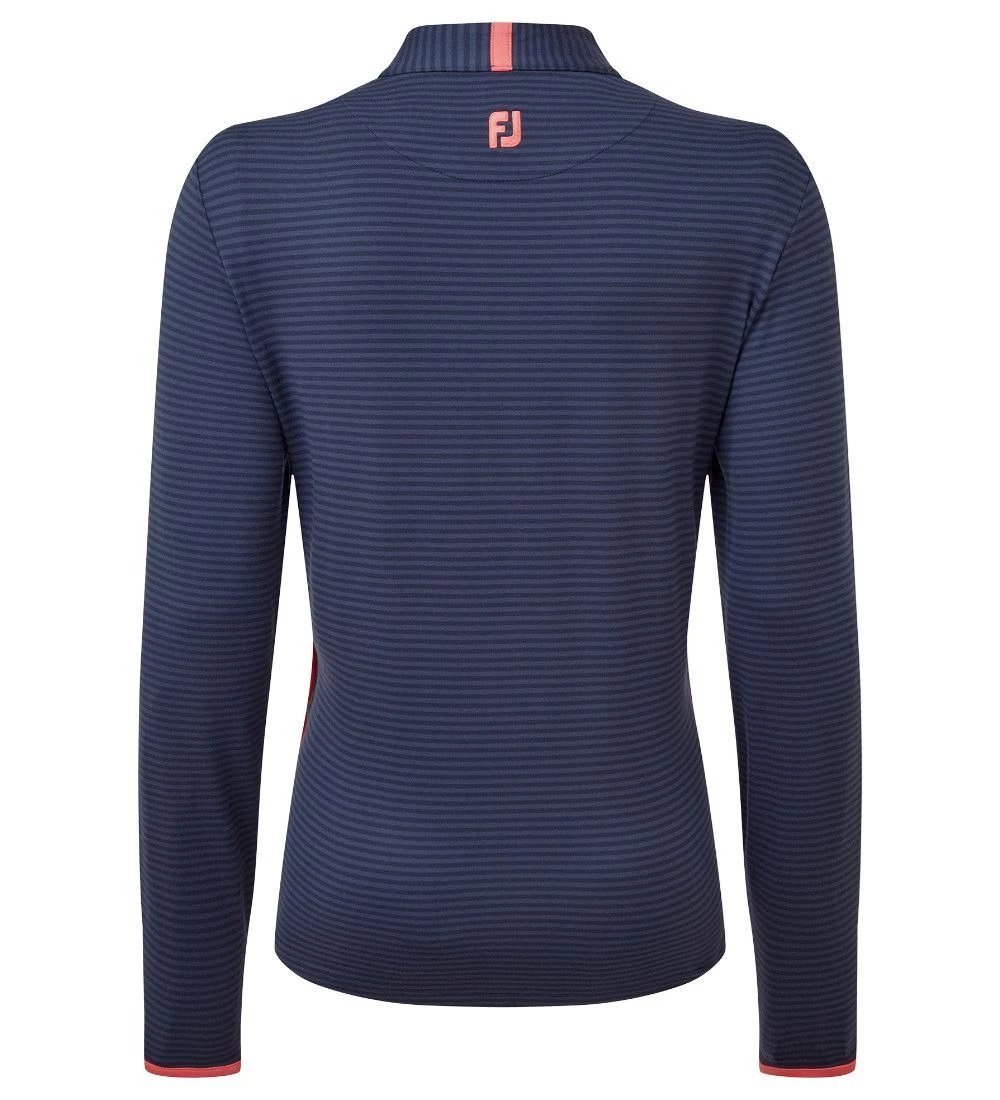 FootJoy Ladies Jersey Tonal Stripe Golf Midlayer - Image 3
