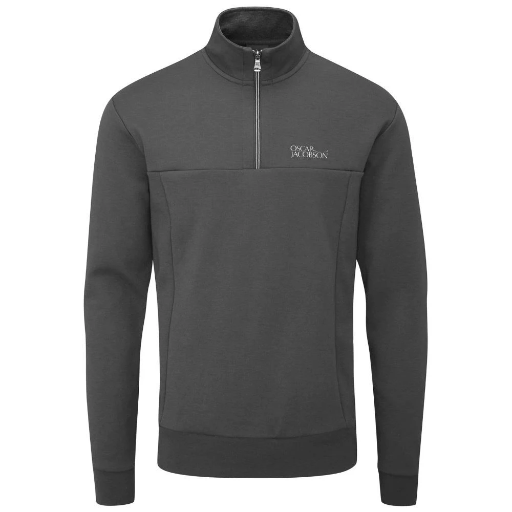 Oscar Jacobson Men's Hawkes Tour II 1/4-Zip Golf Sweater - Image 3