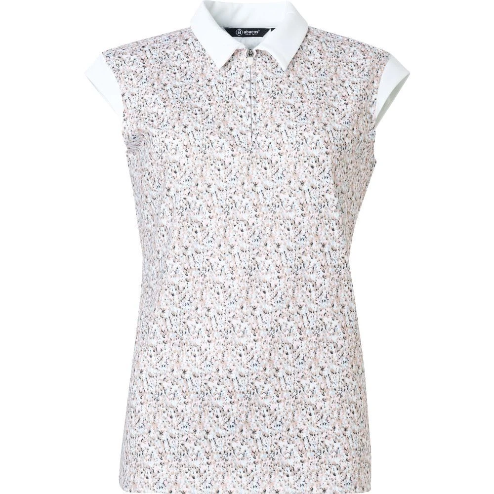 Abacus Ladies Lily Sleeveless Golf Polo Shirt - Image 2