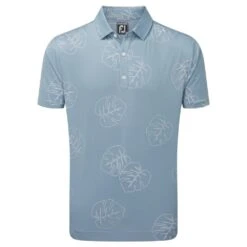 FootJoy Men's Jungle Leaf Pique Golf Polo Shirt