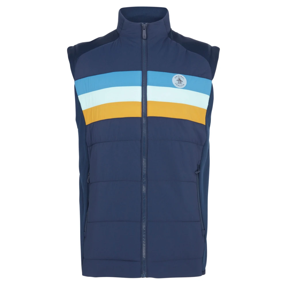 Original Penguin Men's Insulated Mixed Media 70's Golf Vest - Image 3