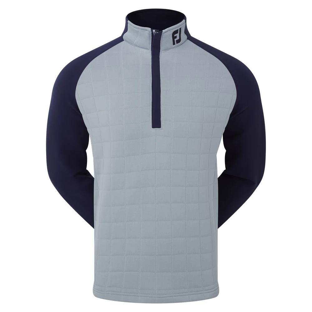 FootJoy Men's Quilted Jacquard Chill Out XP Golf Pullover - Image 3