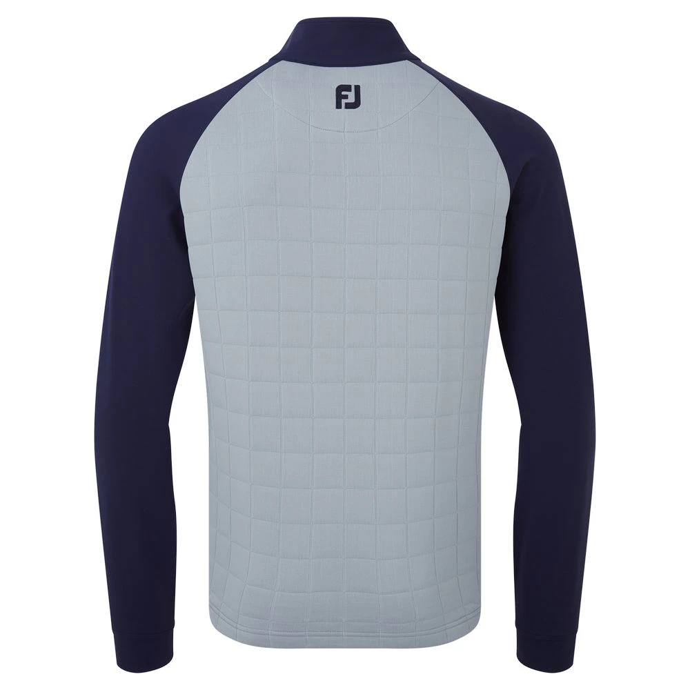 FootJoy Men's Quilted Jacquard Chill Out XP Golf Pullover - Image 4