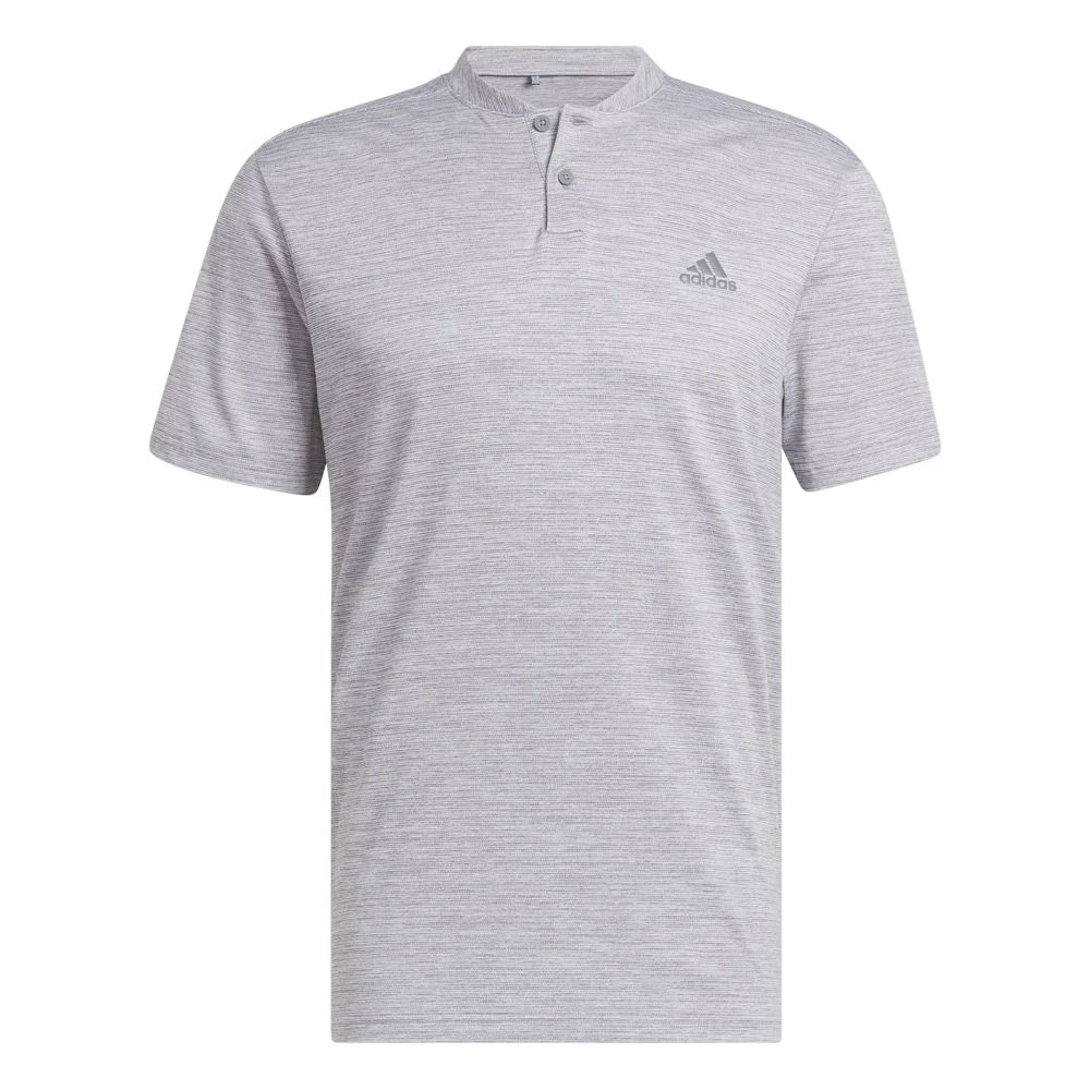 Adidas Men's Textured Stripe Golf Polo Shirt - Image 3